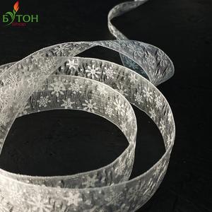 Лента капроновая «Снежинки» 25 мм
