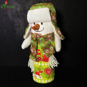 Новогодний набор «Снеговик», цвет: Зелёный