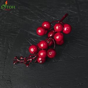Ягоды на ветке. Цвет: Красный