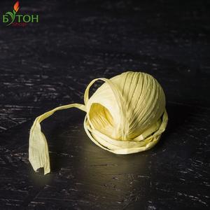 Рафия бумажная. Цвет: Желтый светлый