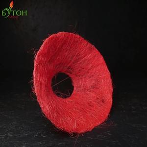 Каркас сизаль круглый 30 см. Цвет: Красный